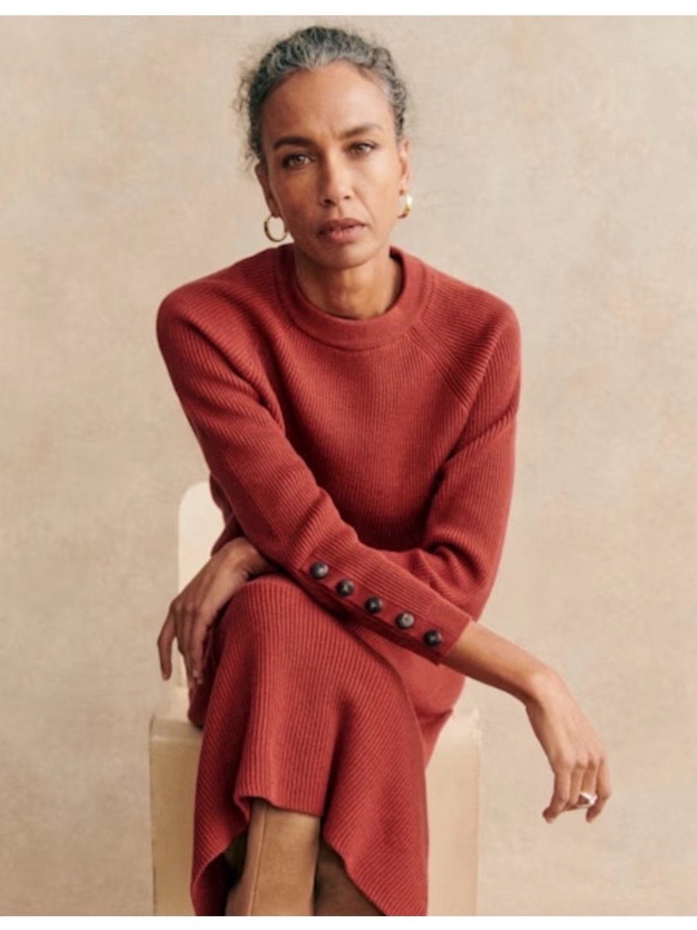 Sezane Sami Jumper Sienna - Size M